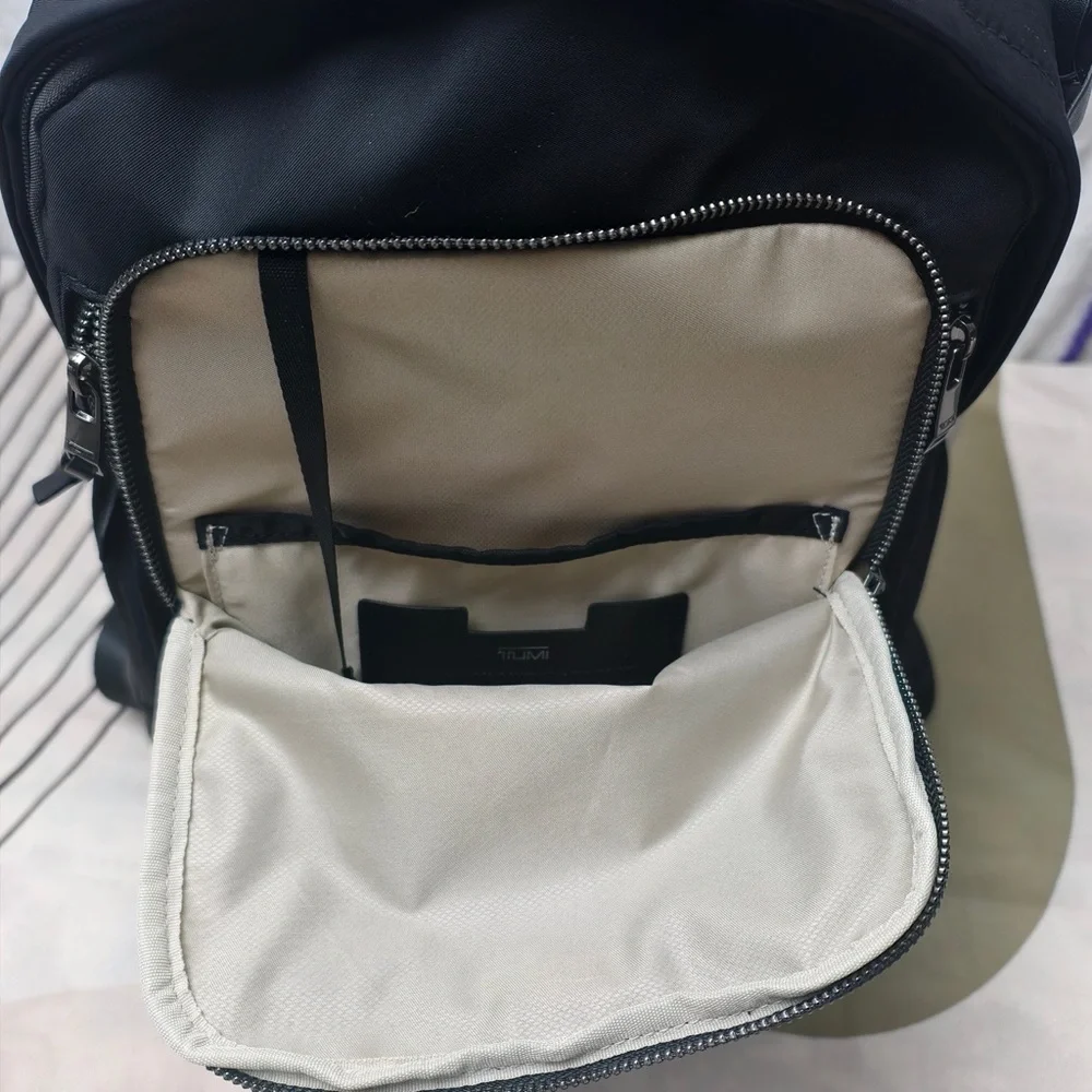 Tumi Voyageur Backpack Women's Black Tactical Nylon Commuter Bag